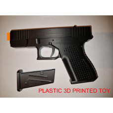 Plastick 3D printed toy gun