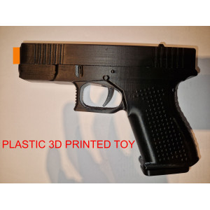 Plastick 3D printed toy gun